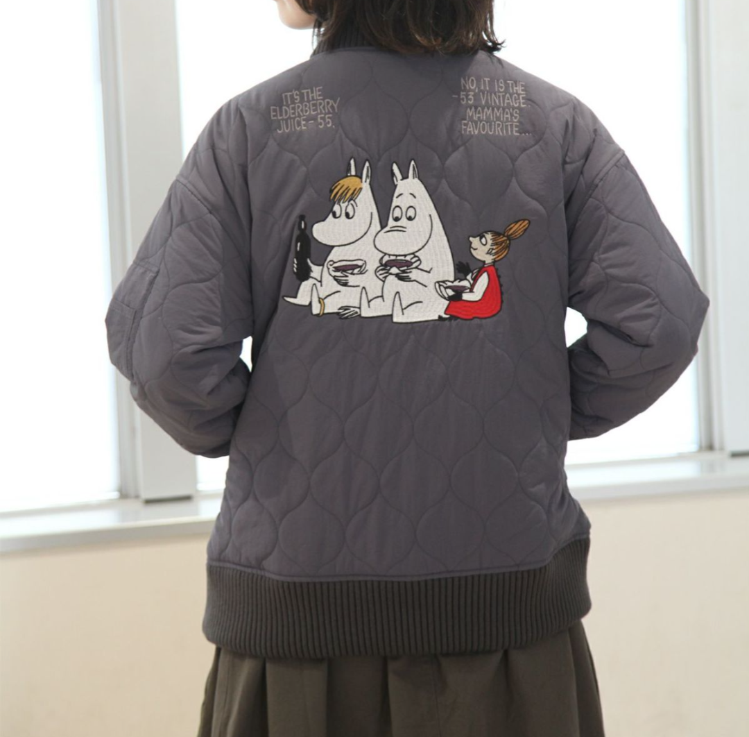 JUICY】×【MOOMIN】キルトMA-1 | METHOD | ショップトピックス | UNIMO ユニモちはら台