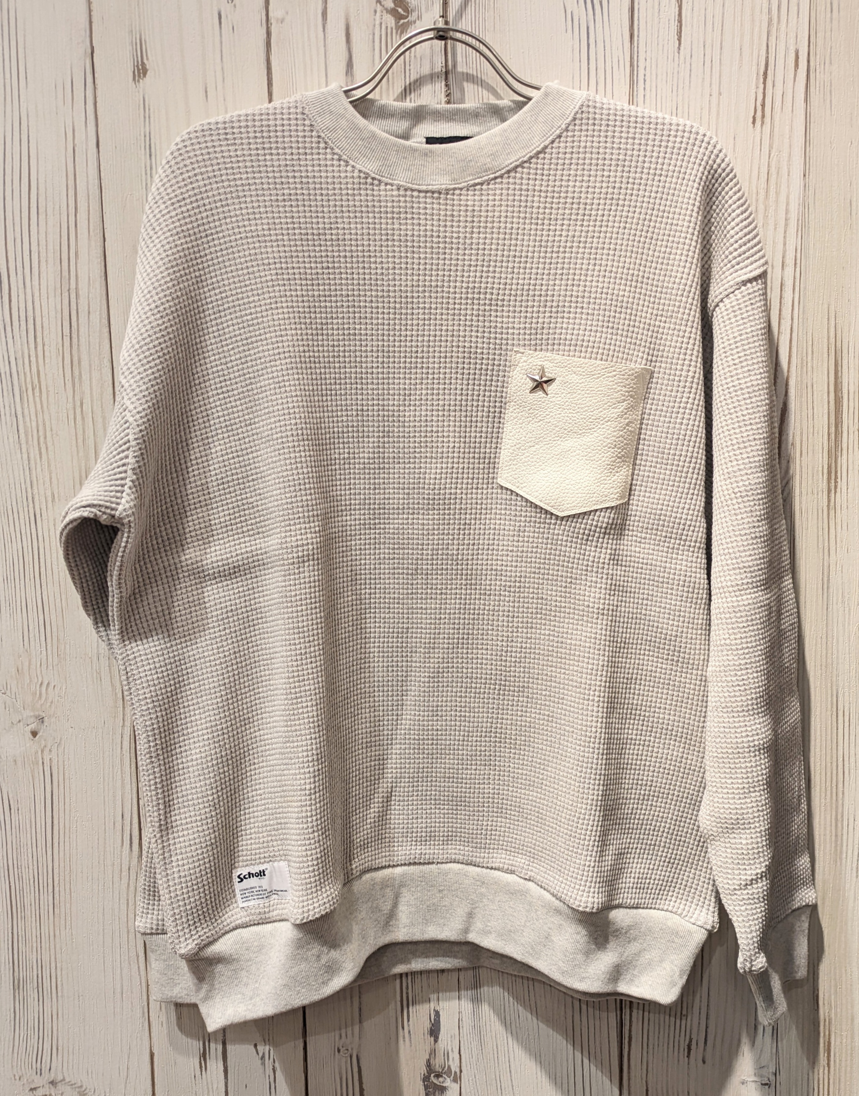 専門店では Schott】レザーポケット サーマルロンT | METHOD | ショップ トップス
