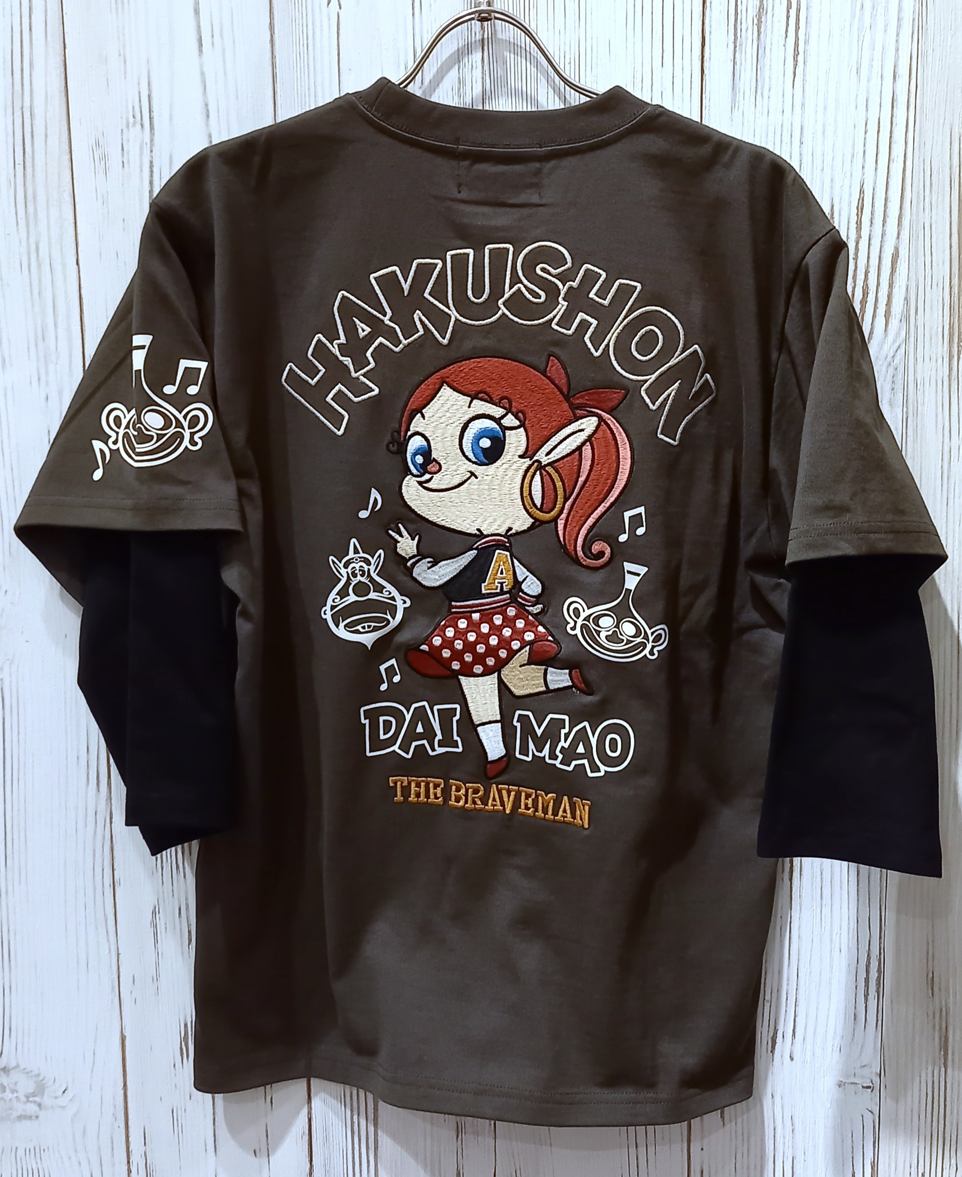 ブランド通販サイトをすべて THE BRAVE MAN】アクビちゃん6分丈Tシャツ | METHOD | ショップ トップス